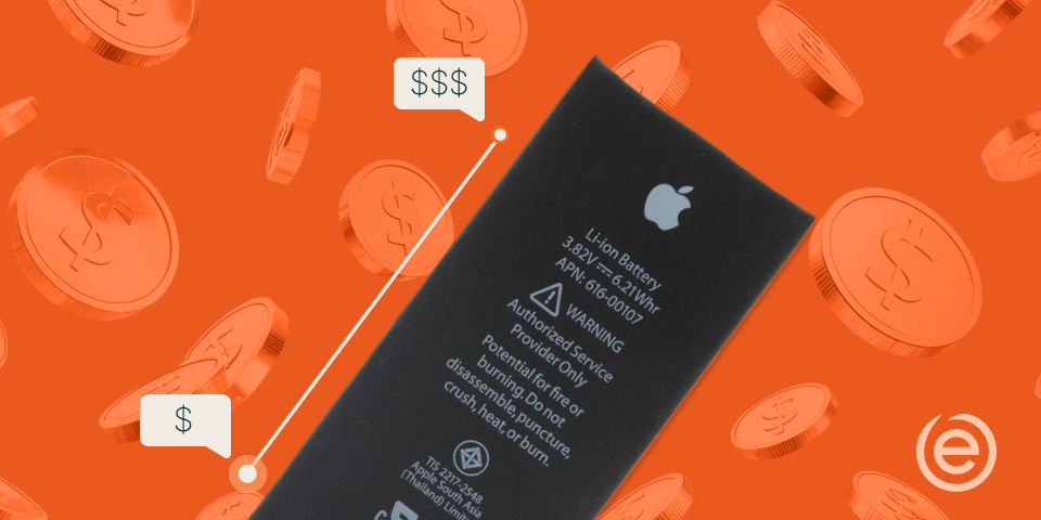 Mikä on hintaluokka iPhonen akun vaihtamiselle?
