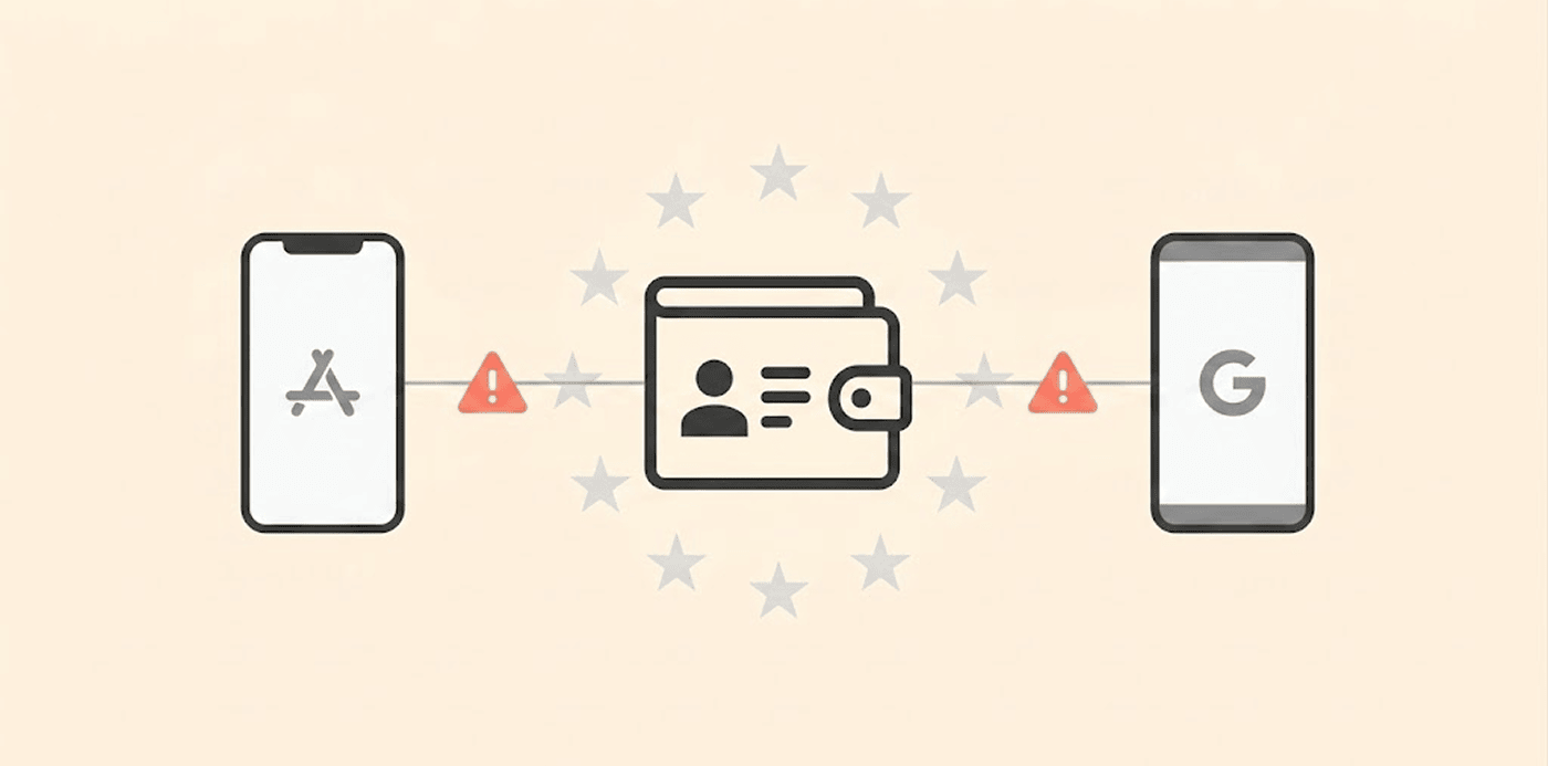 EU:n digitaalisen identiteetin lompakko joutuu tarkastelemaan Applen ja Googlen teknologiaan luottamista