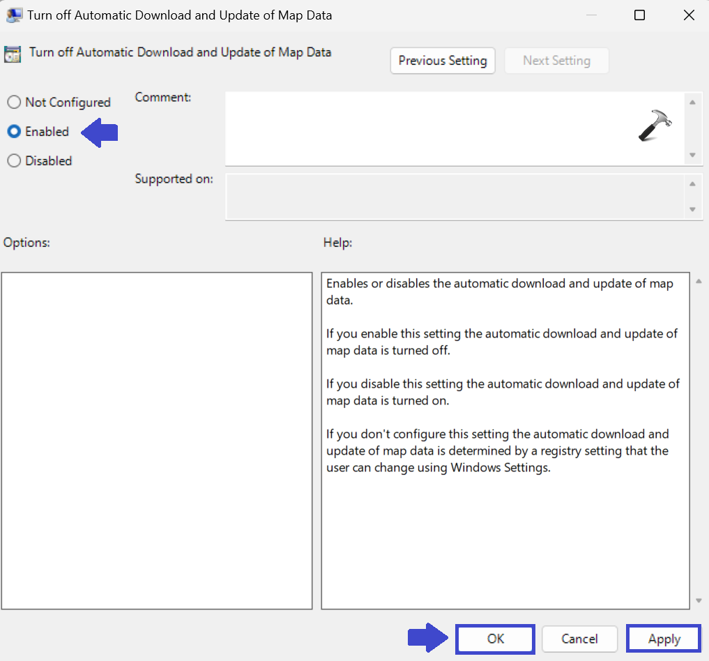 Ota k ytt n tai poista k yt st offline karttojen p ivitys windows 11