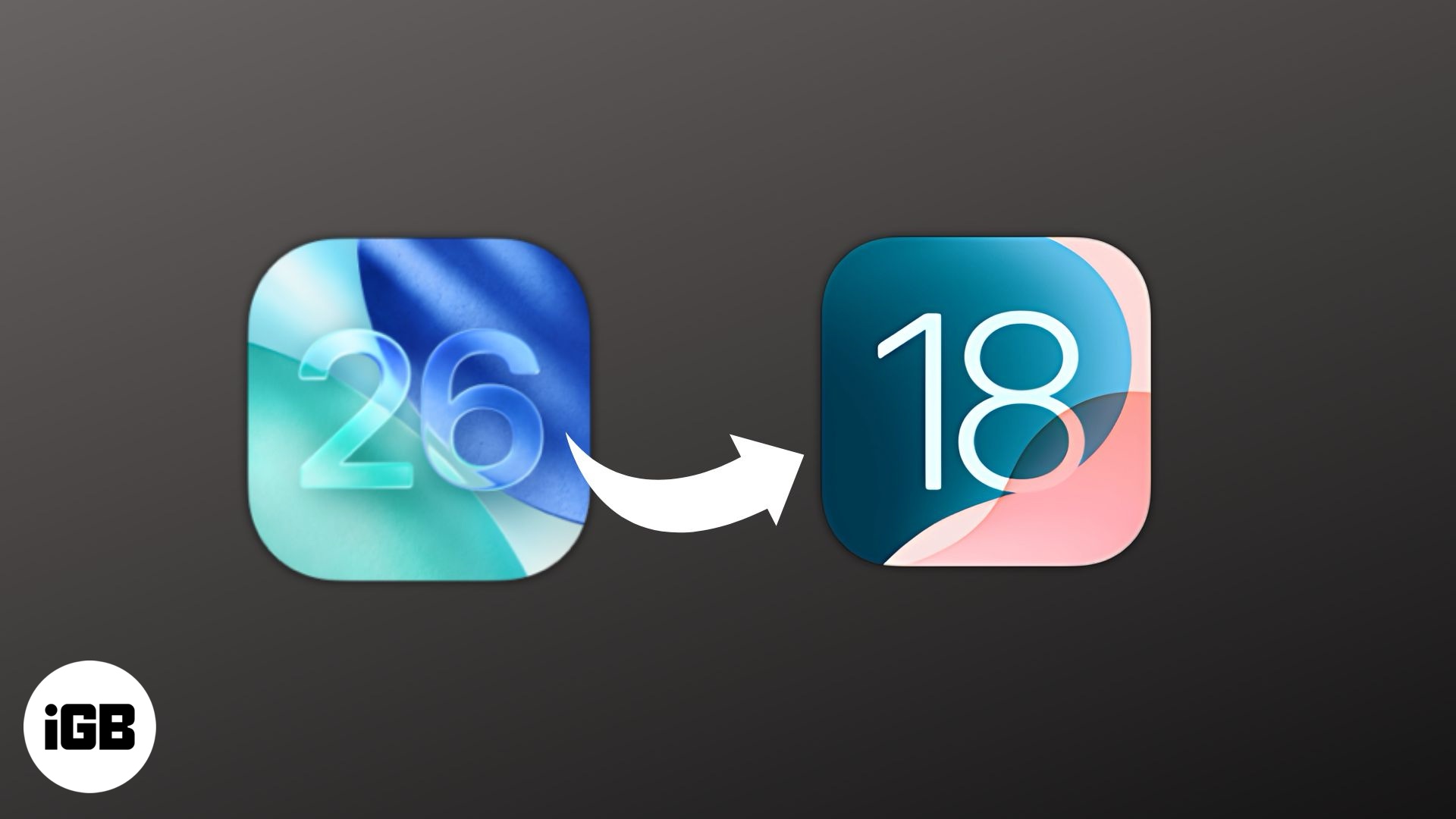 Kuinka alentaa iOS 26-18 menettämättä tietoja