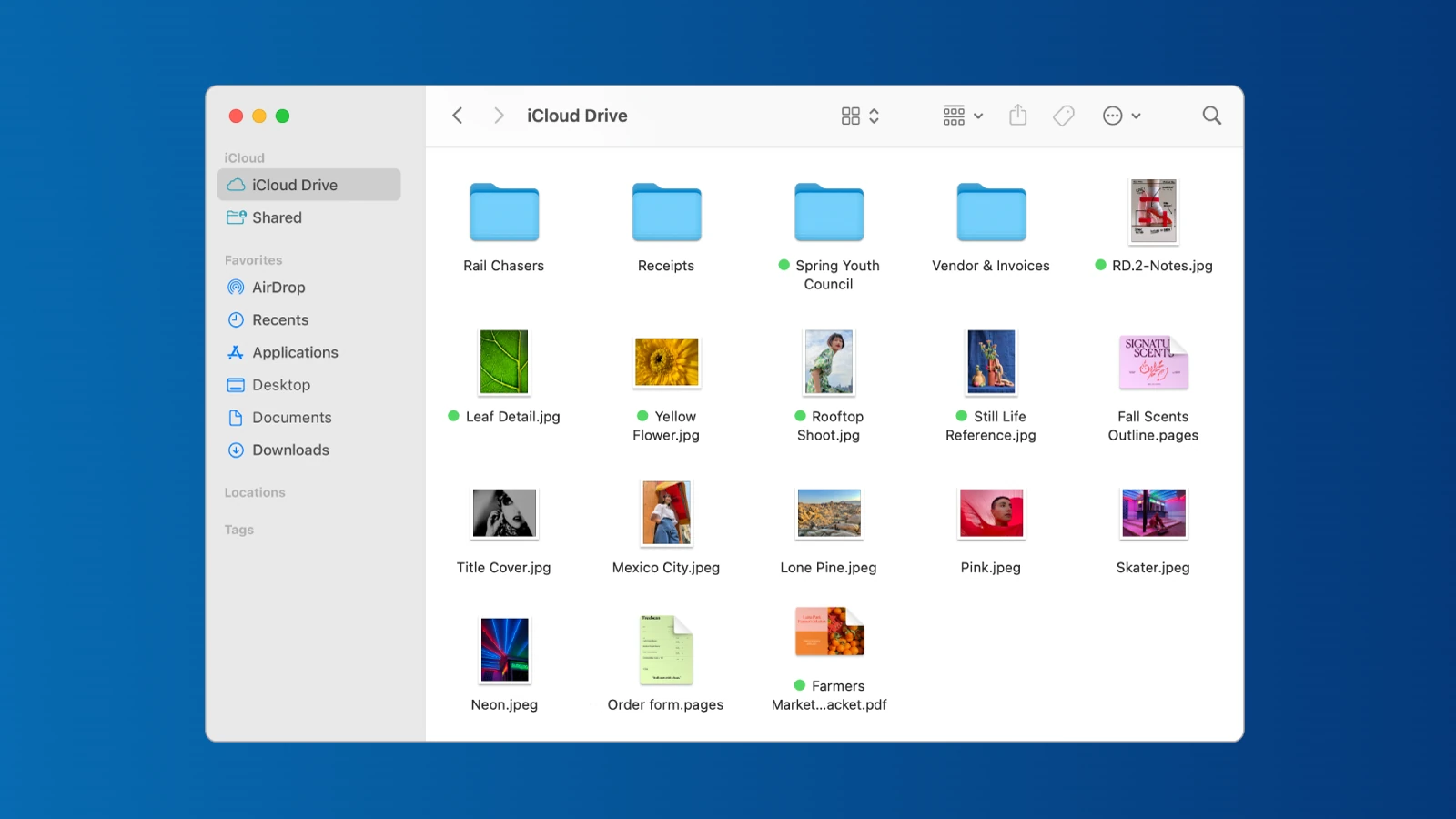 Latausten löytäminen Macissa